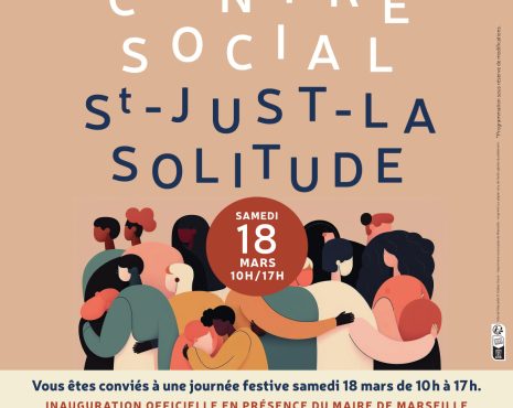 Affiche_inauguration Centre social_St_Just